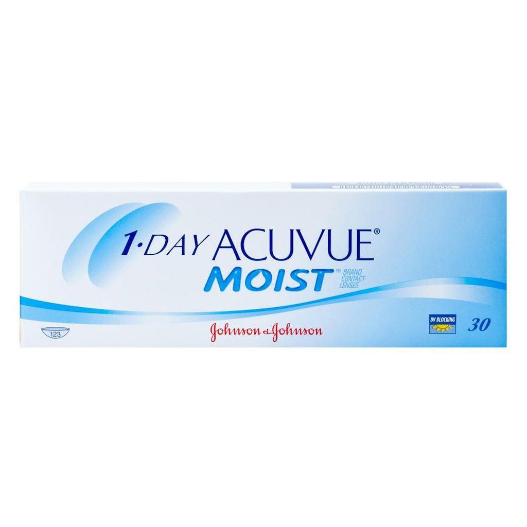 Acuvue 1 Day Moist Contact Lenses 30 Pack